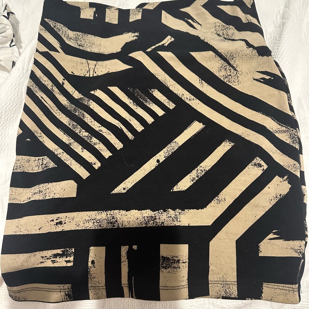 Black and Tan Decree mini skirt size‎ small.